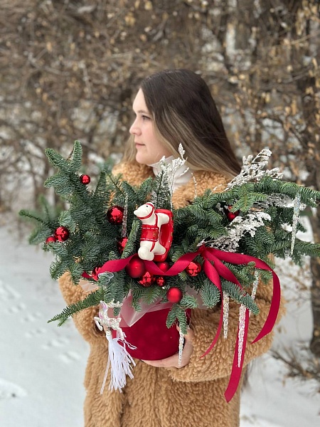 Новогодняя композиция из нобилиса "Грядущее чудо"