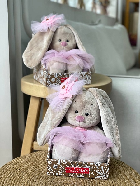 Зайка Ми-балерина, 18 см, SidS-132