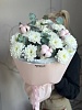Букет с кустовой хризантемой "Моей нежной" 
