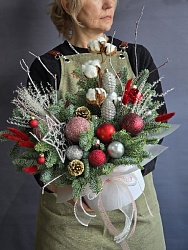 Композиция из нобилиса "Рождественский шепот"