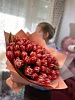 Букет из 51 пионовидного тюльпана