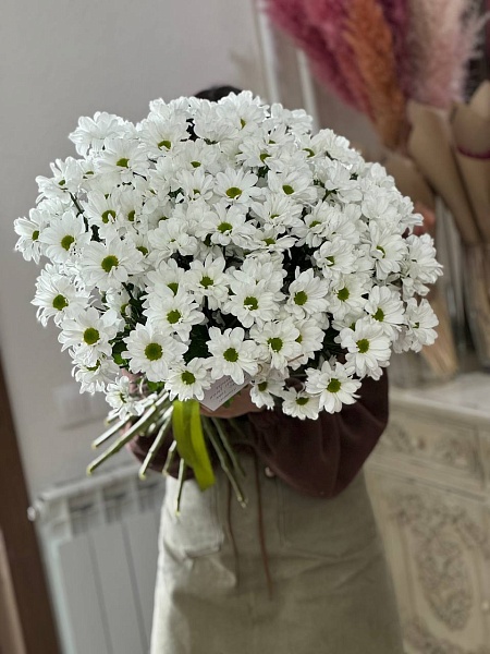 АКЦИЯ. Букет из 15 хризантем "Полевой"