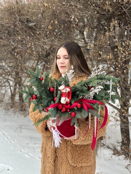 Новогодняя композиция из нобилиса "Грядущее чудо"