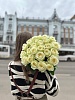 АКЦИЯ. Букет из 25 белых Российских роз (170₽/шт)