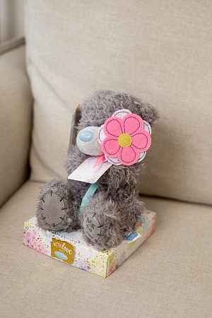 Мягкая игрушка "Мишка Тедди цветок 18 см 7560839"