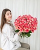 АКЦИЯ. Букет из 51 розовой Российской розы Джумилия