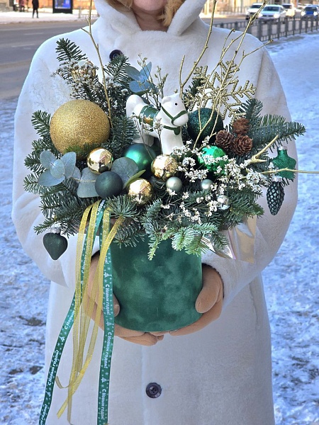 Композиция с нобилисом "Зимний уют"