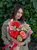Букет с французскими розами "Магнит"