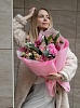 Букет с эустомой "Прикосновение мечты"