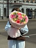 Дофаминовый букет с французскими розами 