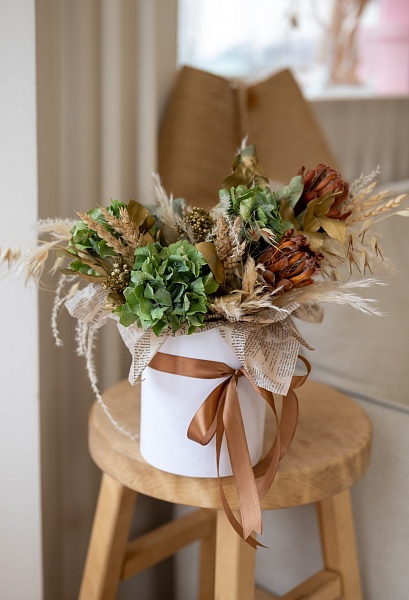 Композиция из сухоцветов "Бохо"