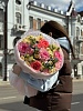Дофаминовый букет с французскими розами 