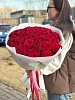 АКЦИЯ. Букет из 51 красной Российской розы «Чародейка» (160₽/шт)