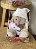 Зайка Ми с розовой подушкой-единорогом, 18 см, SidS-305