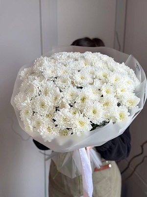 АКЦИЯ. Букет из 15 кустовых хризантем "Алтай" (250₽/шт)