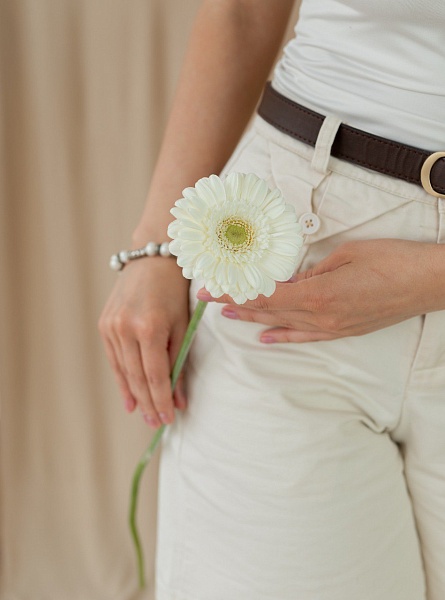 Мини гербера белая