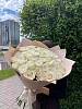 Букет из 51 белой Эквадорской розы 