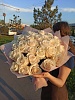 Букет из белых роз "Прикосновение нежности"