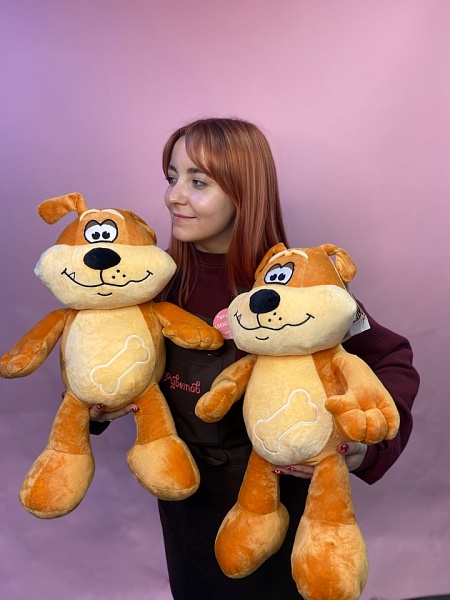 Игрушка Собака с косточкой
