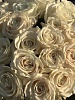 Букет из роз "Белый жемчуг"
