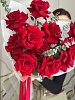 Букет из 11 красных французских роз "Купидон L" на 14 февраля