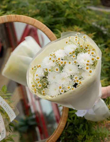 Букет с ромашками "Для улыбки"