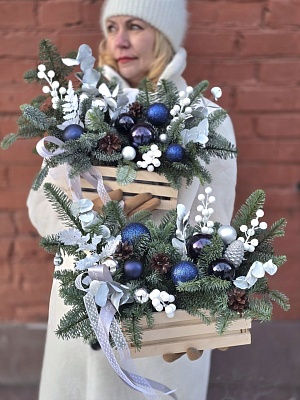 Композиция с нобилисом "Зимняя сказка"