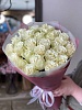 Букет из 25 белых Эквадорских роз Мондиаль
