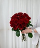 АКЦИЯ. Букет из 15 красных Российских роз Рэд Наоми