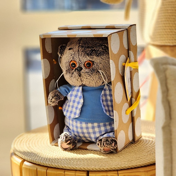 Басик Baby в голубом костюмчике 20 см BB-089