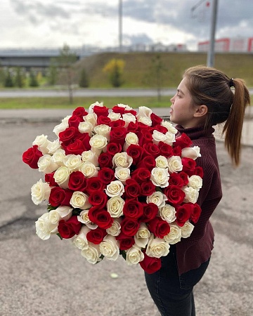 Букет "Влюбленный" (101 роза)