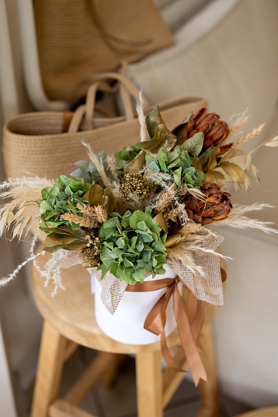 Композиция из сухоцветов "Бохо"