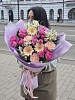Букет с мини-герберами "Акварельная мечта"