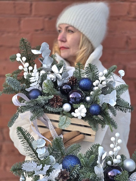 Композиция с нобилисом "Зимняя сказка"