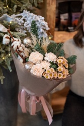 Зимний букет с нобилисом "Эстетика"