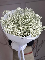 Букет из белых гипсофил "Чистая душа" 