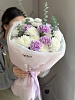 Букет с лунными гвоздиками "Сиреневая луна"
