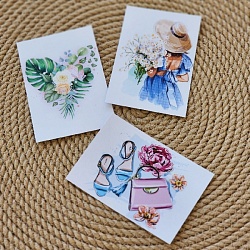 Открытки акварельные мини №1