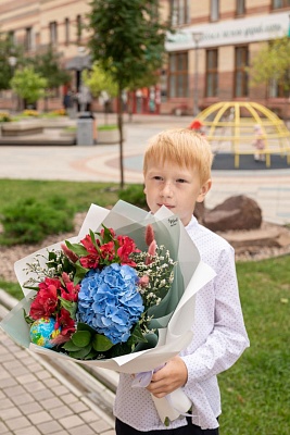 Букет гортензией "Вознаграждение"