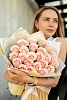 Букет из розовых роз «Конфетка»