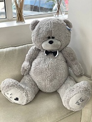 Мишка Дедди, цвет серый, 130 см 