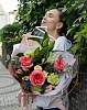 Букет с лилией "Дивный вечер"