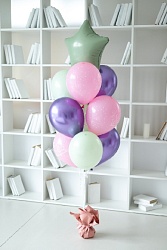 Фонтан из воздушных шаров "Бабл гам"